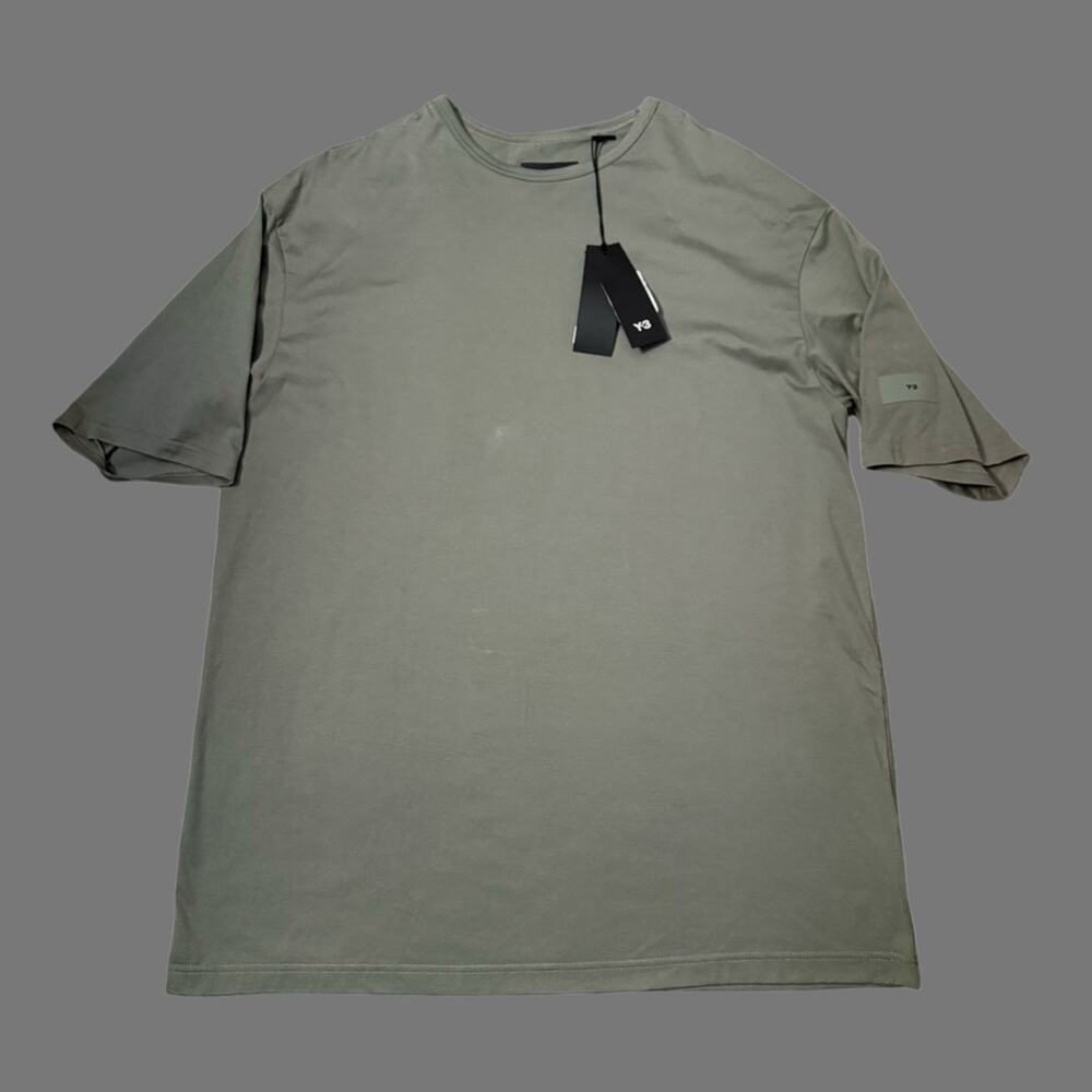 adidas Y-3 Boxy Tee Green Oversized Size M NWT IP7711